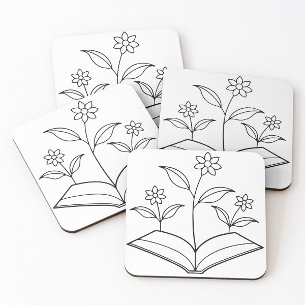 Item preview, Flowers Growing from Book  designed and sold by GraphicsClub.