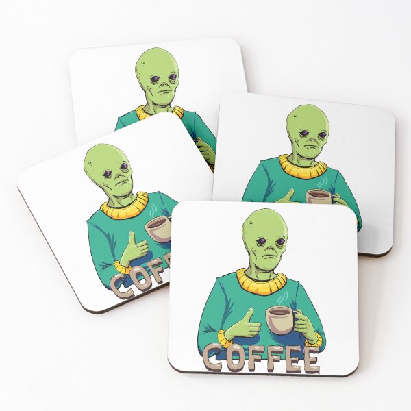 Item preview, Alien Coffee designed and sold by InkArtHobby.