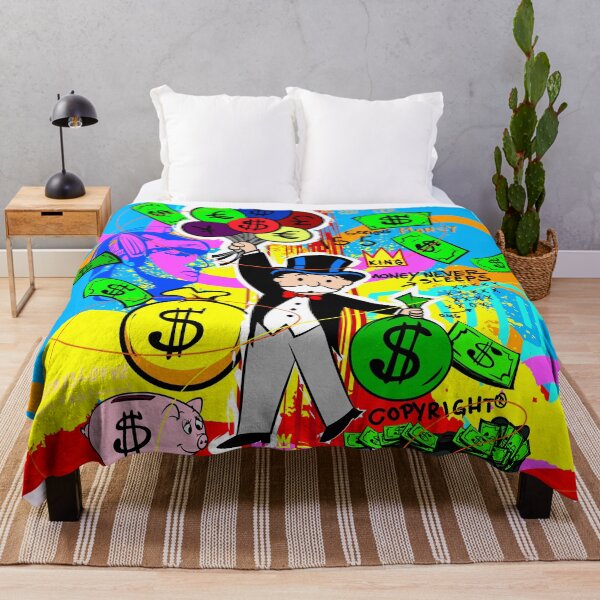Item preview, Monopoly Flight of Prosperity - Holding Balloons and Money designed and sold by DonVivaldo.