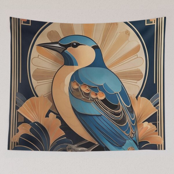 Item preview, Art Deco Bird designed and sold by likbatonboot.