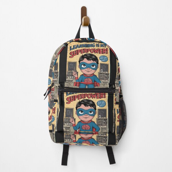 Item preview, BACK TO SCHHOL, LEARNING IS MY SUPERPOWER designed and sold by YourTrendyTees.