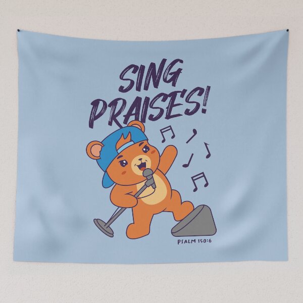 Item preview, SING PRAISES - PSALM 150:6 - Bible Scripture Christian Gift designed and sold by Glory After Tears.