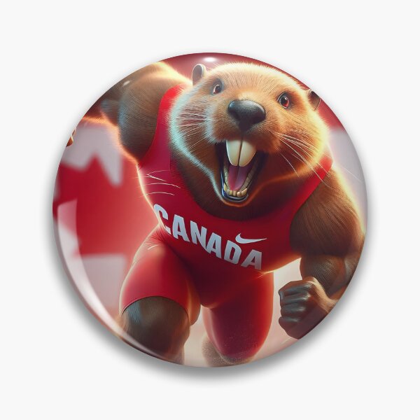 Item preview, Olympic Athlete Beaver Canada designed and sold by GalleryBrisArt.