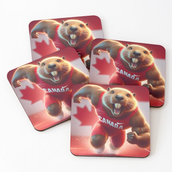 Item preview, Olympic Athlete Beaver Canada designed and sold by GalleryBrisArt.