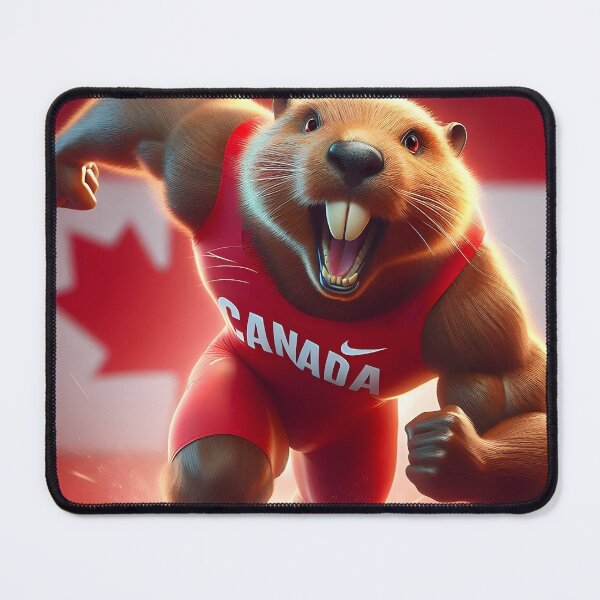 Item preview, Olympic Athlete Beaver Canada designed and sold by GalleryBrisArt.