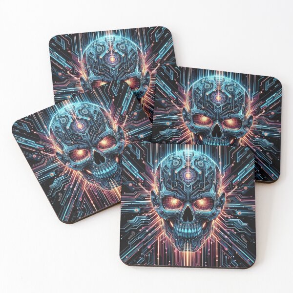 Item preview, Cyber Skull Cool Art designed and sold by Simplybe1.