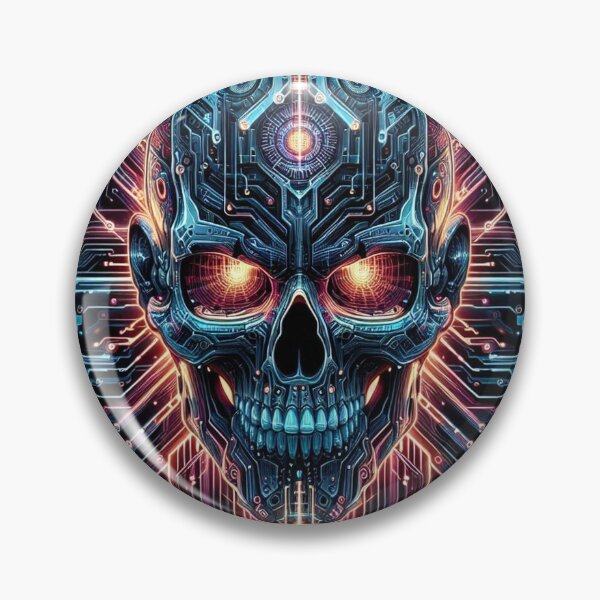Item preview, Cyber Skull Cool Art designed and sold by Simplybe1.