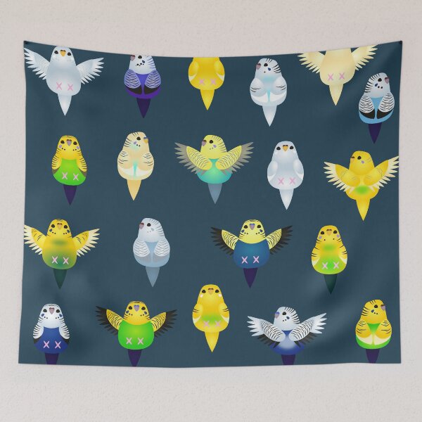Item preview, Budgie Flock designed and sold by Wrenflight.