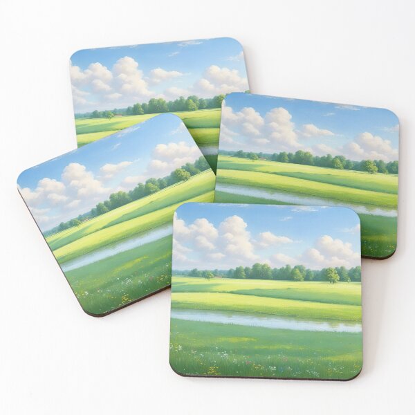 Item preview, Tranquil summer landscape  designed and sold by myikigai.