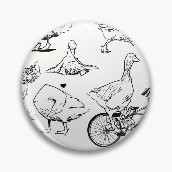 Item preview, goose cute silly funny wacky sticker sheet designed and sold by xlallistar.