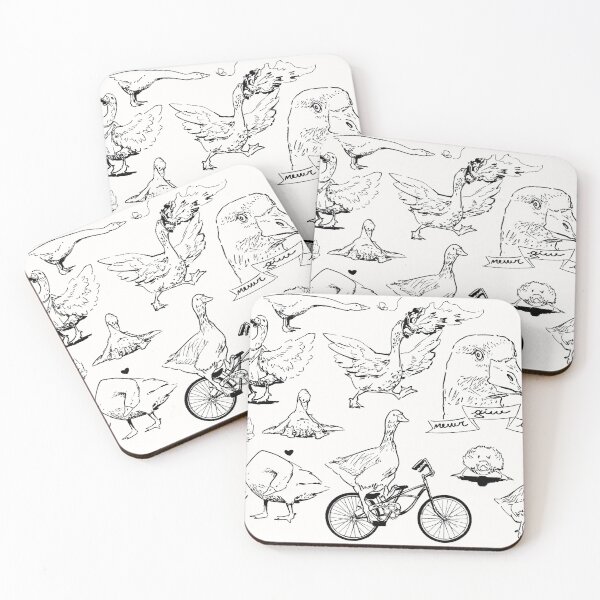 Item preview, goose cute silly funny wacky sticker sheet designed and sold by xlallistar.