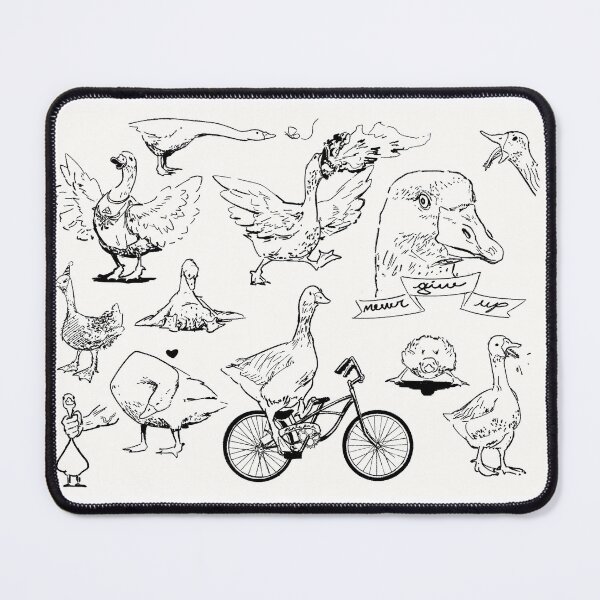 Item preview, goose cute silly funny wacky sticker sheet designed and sold by xlallistar.
