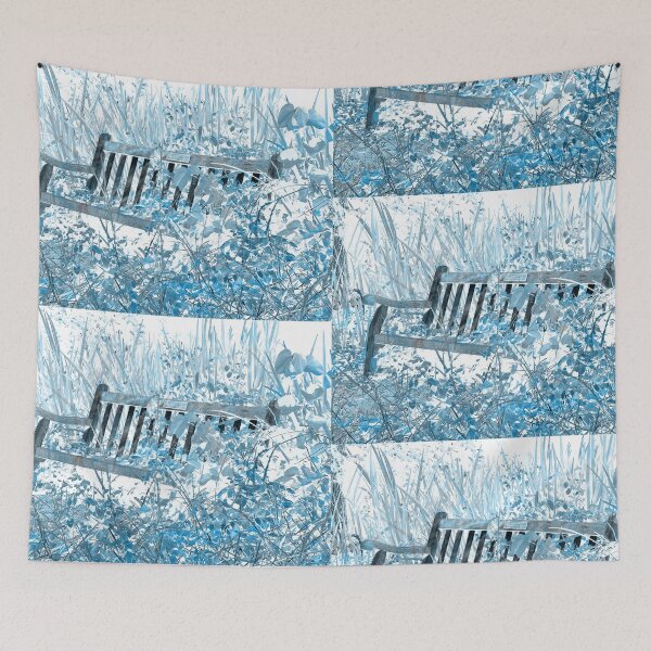 Item preview, Blue Garden Bench designed and sold by Robert Ball.