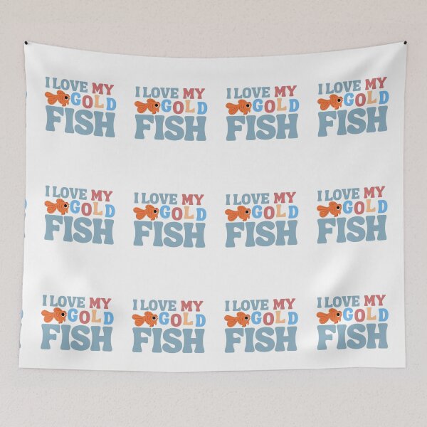 Item preview, I love my gold fish designed and sold by BritishDelights.
