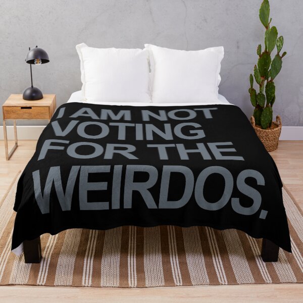 Item preview, I am not voting for the weirdos - gray designed and sold by Thelittlelord.