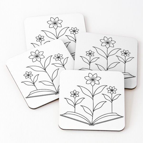 Item preview, Flowers Growing from Book  designed and sold by GraphicsClub.