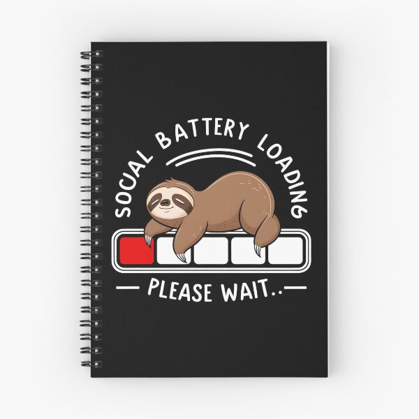 Item preview, social battery loading designed and sold by Adrian-merch.
