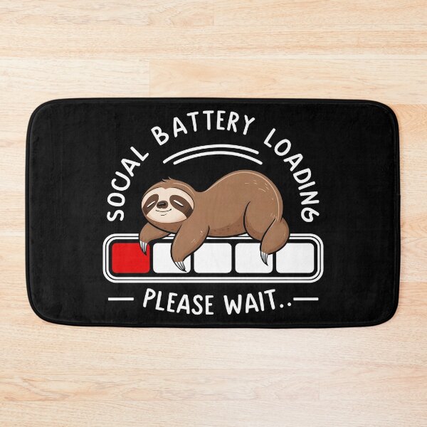 Item preview, social battery loading designed and sold by Adrian-merch.