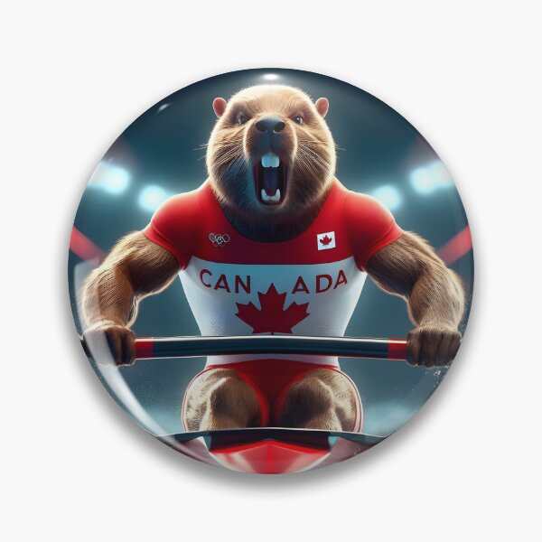 Item preview, Olympic Athlete Beaver Canada designed and sold by GalleryBrisArt.