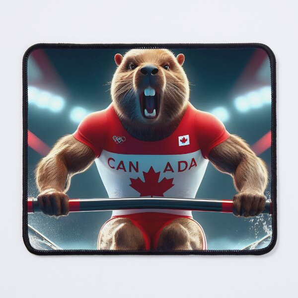 Item preview, Olympic Athlete Beaver Canada designed and sold by GalleryBrisArt.