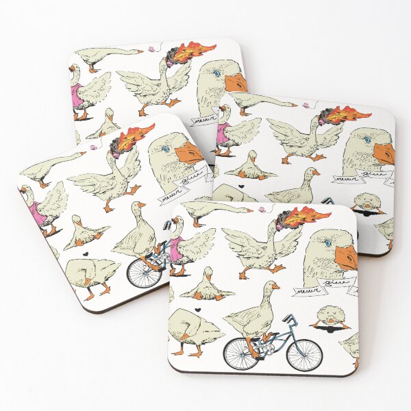 Item preview, goose geese funny sticker sheet designed and sold by xlallistar.