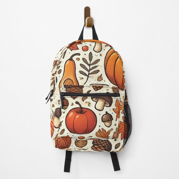 Item preview, Charming Autumn Pattern Design: Pumpkins, Leaves, and Cozy Elements designed and sold by DuxDesigns.