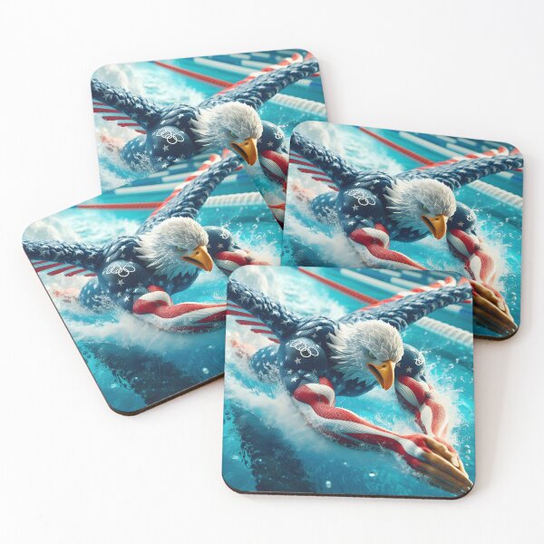 Item preview, Olympic Athlete Eagle United States designed and sold by GalleryBrisArt.
