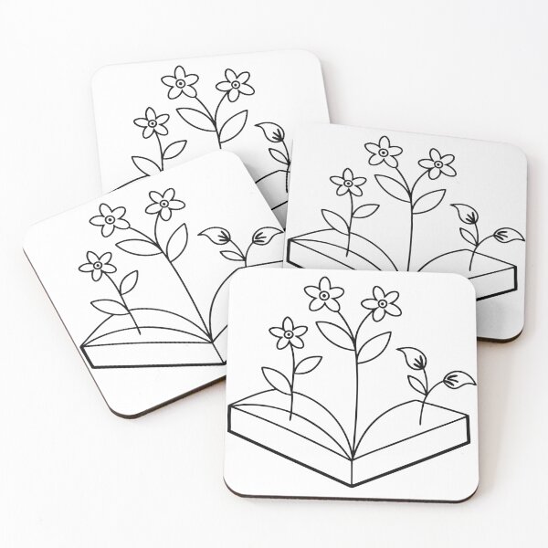 Item preview, Flowers Growing from Book  designed and sold by GraphicsClub.