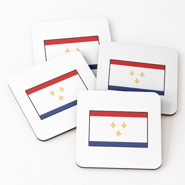 Item preview, New Orleans Louisiana Flag designed and sold by delmarvastickers.