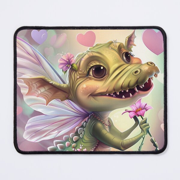 Item preview, Romantic crocodile designed and sold by MyMagicPixel.