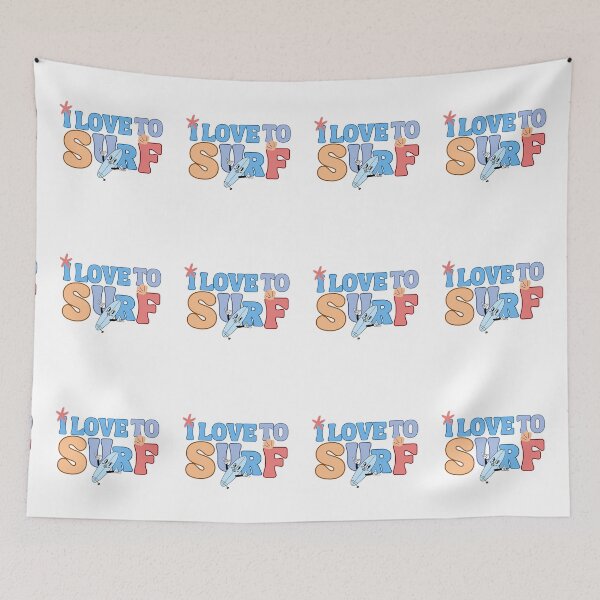 Item preview, I love to surf designed and sold by BritishDelights.
