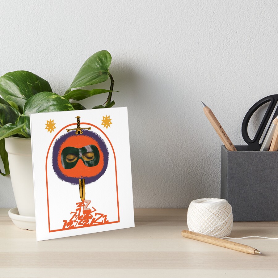 Item preview, Art Board Print designed and sold by HumanHandArts.