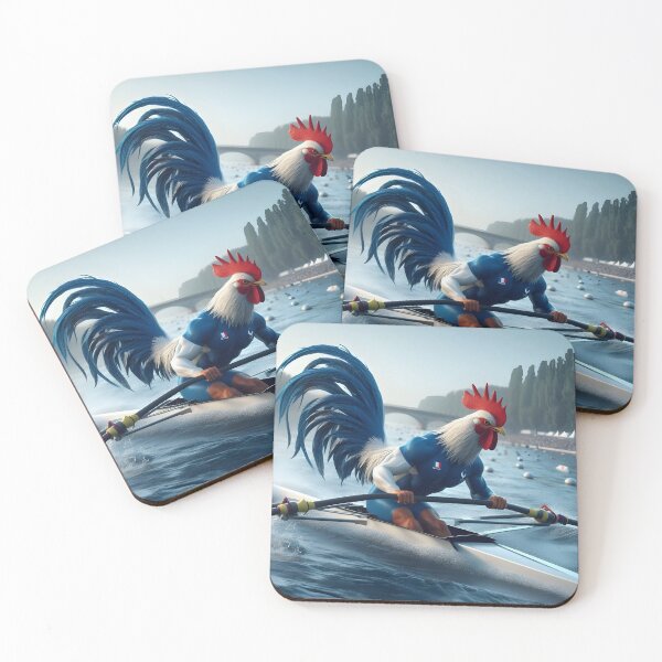Item preview, Olympic Athlete Rooster France designed and sold by GalleryBrisArt.
