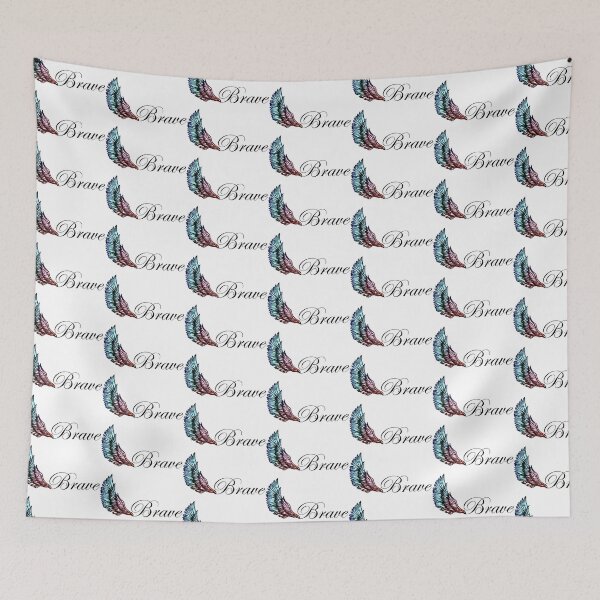 Item preview, Brave with Colored Wings designed and sold by m2inspiration.