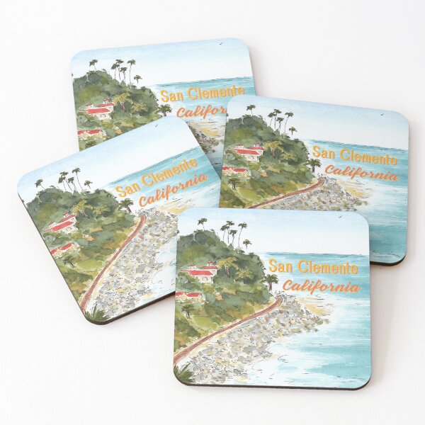 Item preview, San Clemente Ocean View – Fun California Art designed and sold by Fun Travel Art.