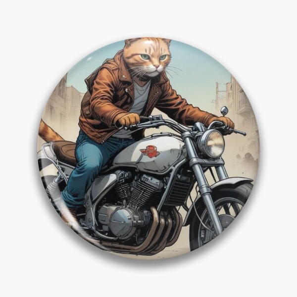 Item preview, Biker cat designed and sold by MatthaeusArts.