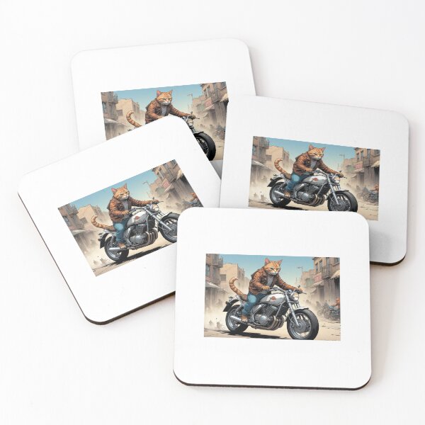 Item preview, Biker cat designed and sold by MatthaeusArts.