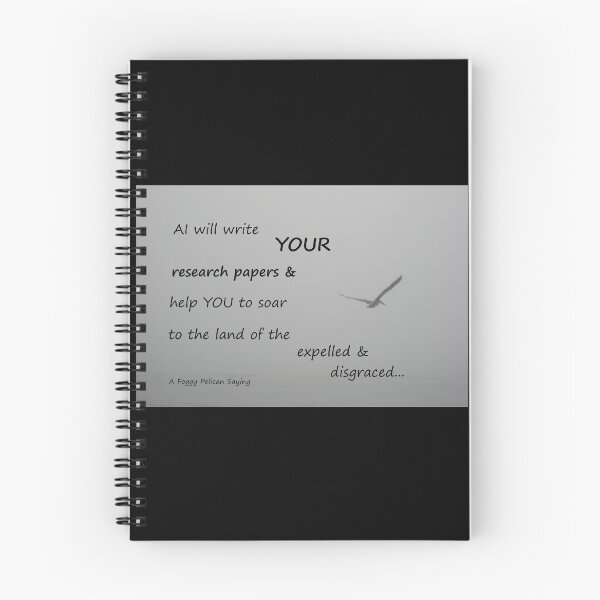 Item preview, Foggy Pelican Saying: Research Paper Help designed and sold by JoyousArt4u.