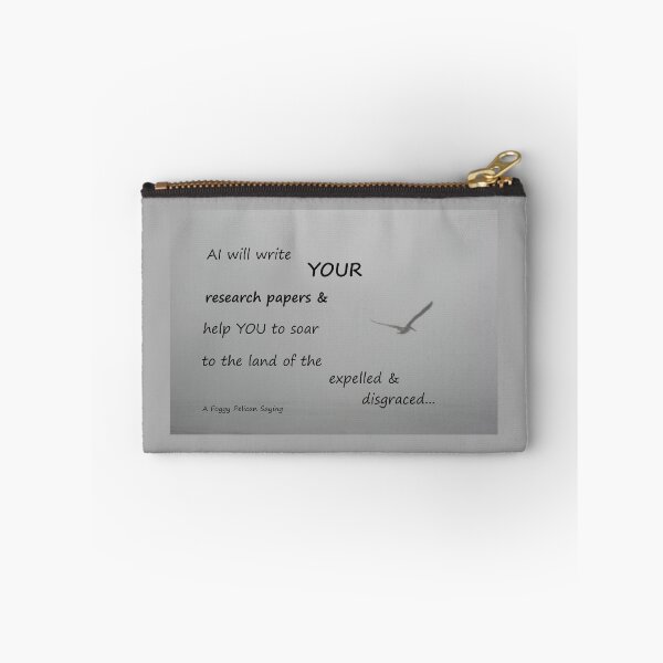 Item preview, Foggy Pelican Saying: Research Paper Help designed and sold by JoyousArt4u.