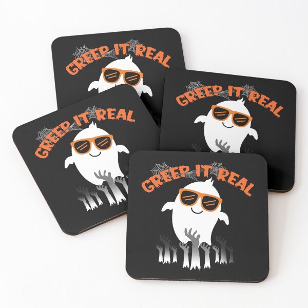 Item preview, Creep It Real Cool Halloween Ghost designed and sold by my-green-gecko.