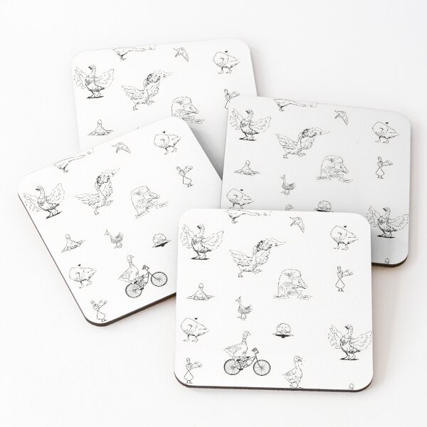 Item preview, geese funny silly goose wacky sticker sheet designed and sold by xlallistar.