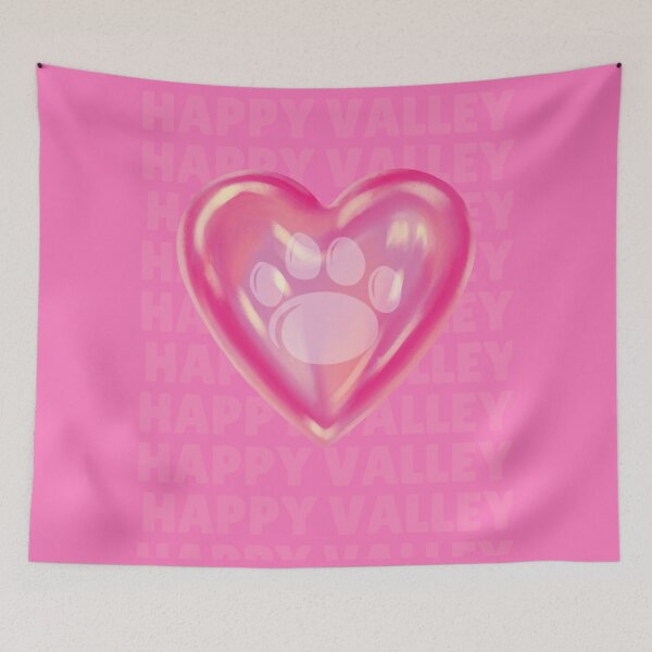 Item preview, happy valley repeating pink on pink holographic lollypop with a paw for PSU preppy  designed and sold by jessicaleah15.