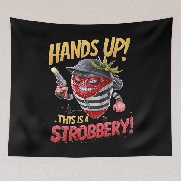 Item preview, Strawberry jokes - Robbery meme designed and sold by JansenGS.