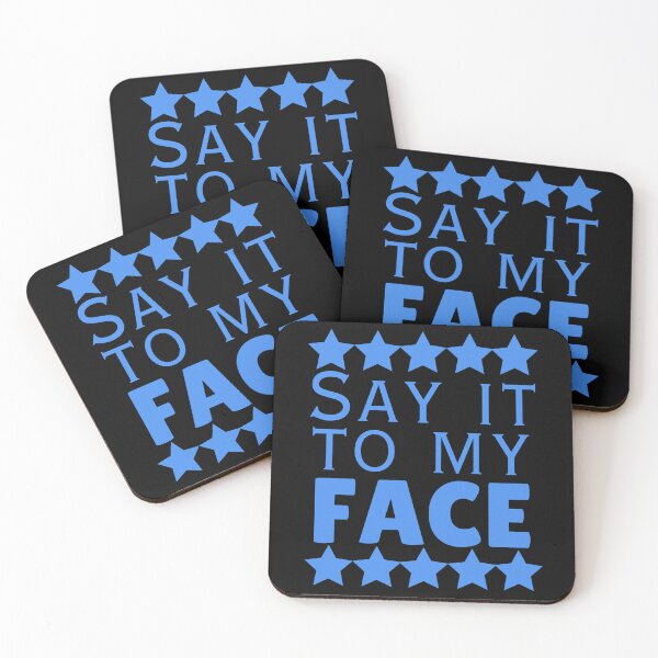 Item preview, Say it to my face - election 2024 designed and sold by EvergreenWhimsy.