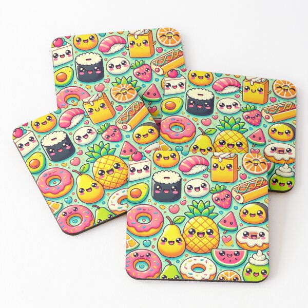 Item preview, Happy Kawaii Snacks designed and sold by WildVista.