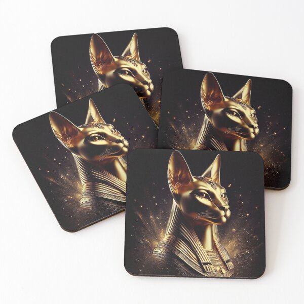Item preview, Bastet Golden Portrait Art designed and sold by Simplybe1.