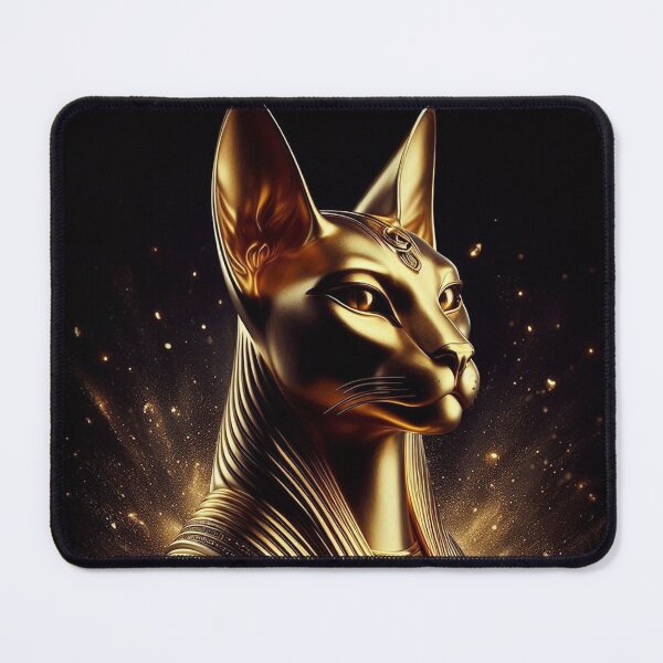 Artikelvorschau, Bastet Golden Portrait Art entworfen und verkauft von Simplybe1.