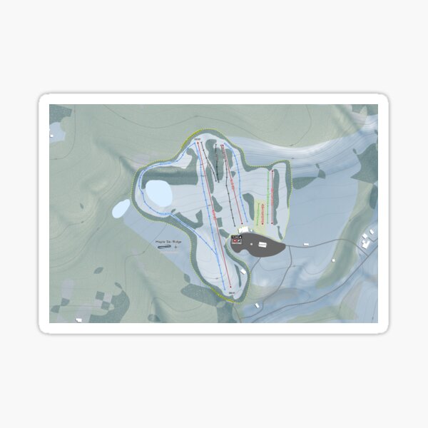 Item preview, Maple Ski Ridge Resort Trail Map designed and sold by Mapsynergy Skimaps.