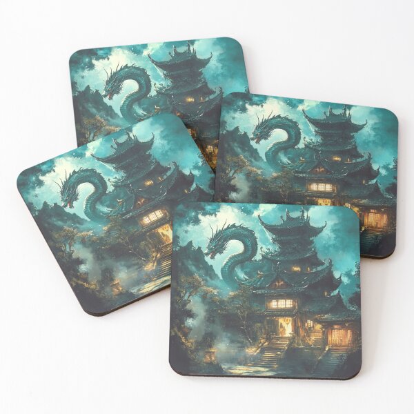 Item preview, Dragon and the Castle designed and sold by patternshoprad.