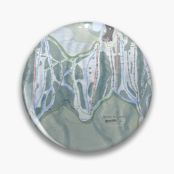 Artikelvorschau, Buffalo Ski Center Resort Trail Map entworfen und verkauft von Mapsynergy.